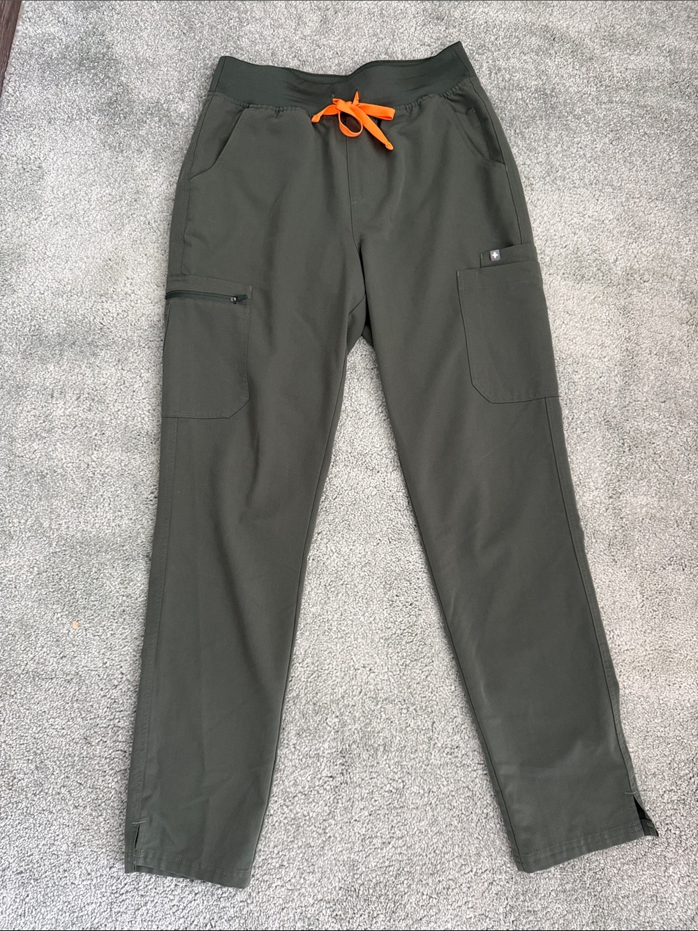 FIGS High Waisted Yola Pant - Moss Green